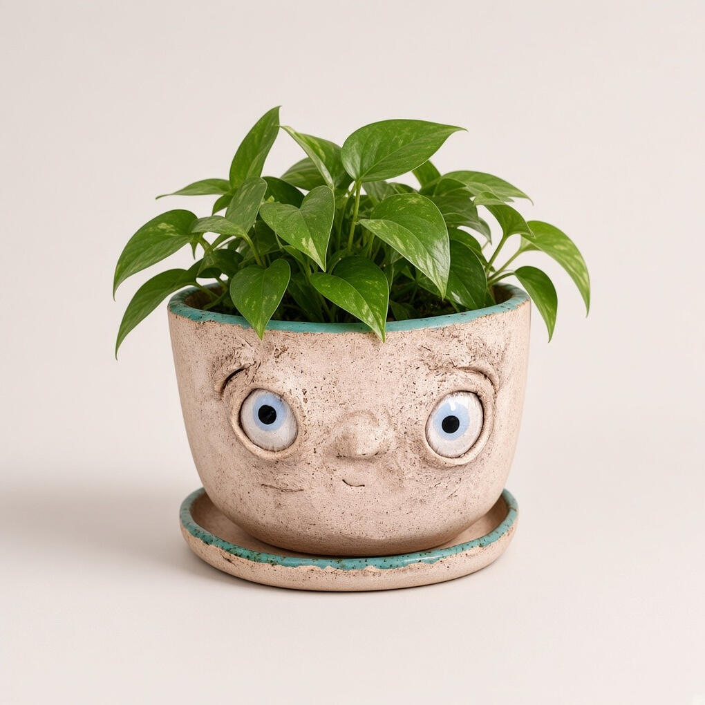 Ceramic Face Planter